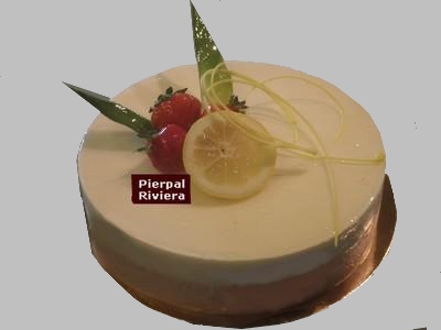 Torta di mousse al limone