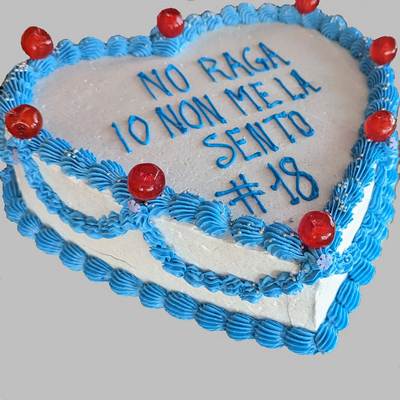 Torta in forma di cuore