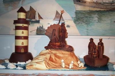 Creche en chocolat
